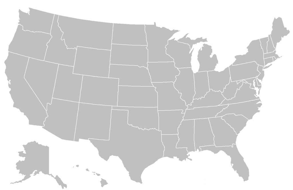 USA service area map